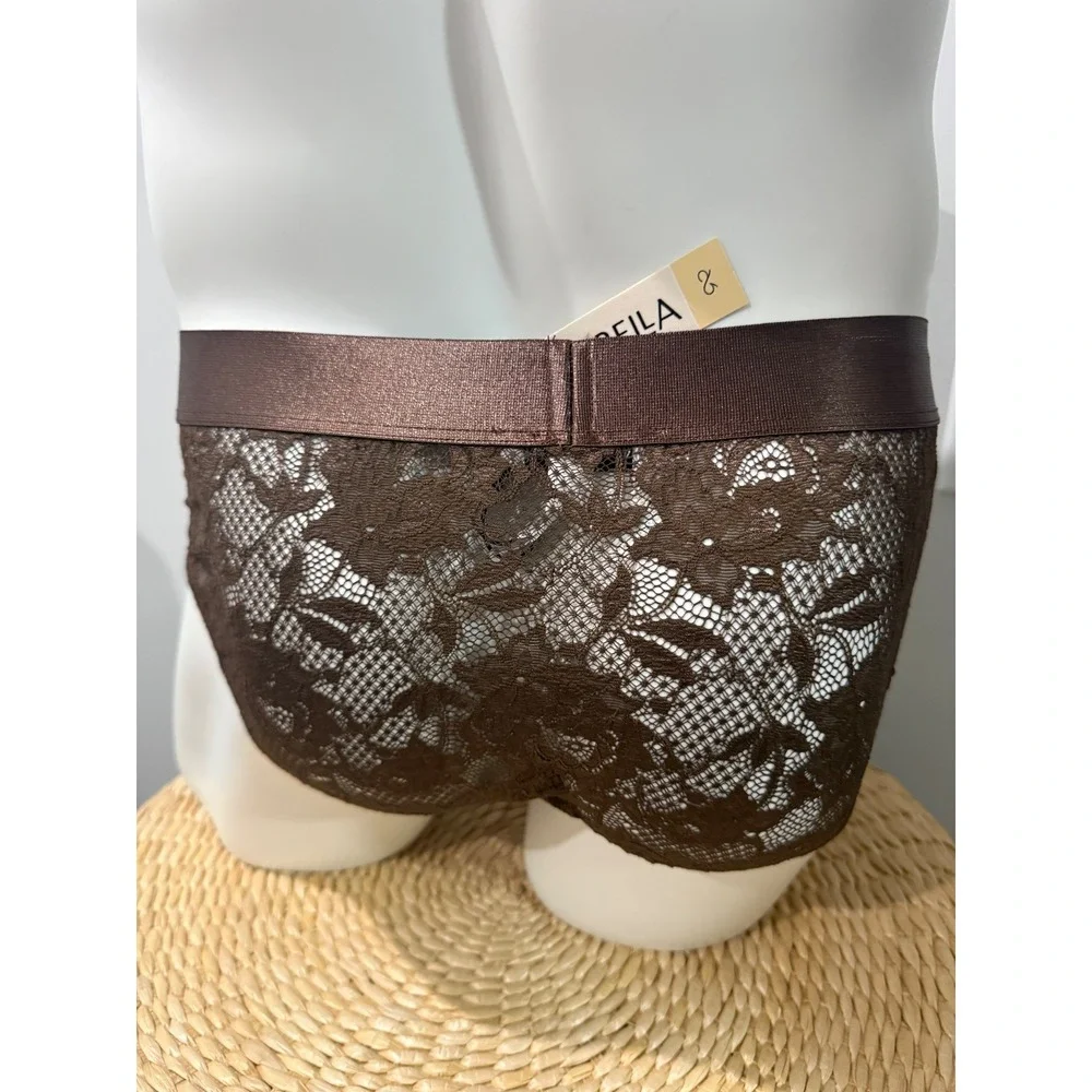 Cosabella Never Say Never Men's Sports Brief Sheer Lace Brief UNO NWT size XL